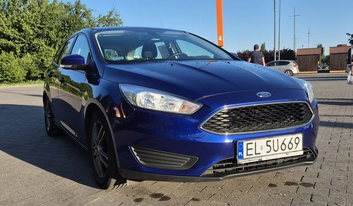 Ford Focus cena 33500 przebieg: 152750, rok produkcji 2016 z Łódź małe 56